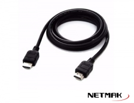 CABLE HDMI A HDMI V2.0 3.00 MTS 4K NM-C98 3
NETMAK - CABLE06808