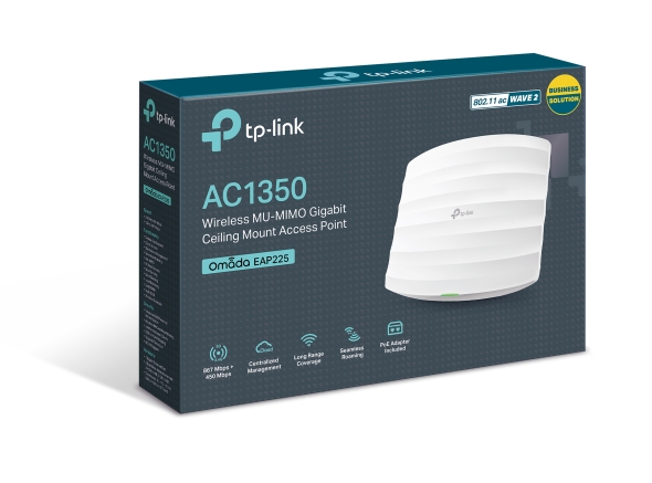 ACCES POINT DUAL BAND WIFI (EAP225) GIGABITAC1350 MBPS AP GIGABIT CEILING MOUNT - WIRELESS TP-LINK
0409399 - 6915 - ACCESEAP08730