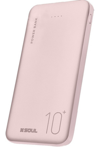CARGADOR PORTABLE 10.000 MAH PBS-D10000RS D5  ROSA SOUL  POWER BANKS -