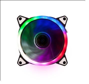 COOLER 120X120X25 3PI CON LUZ RGB NM-RING NETMAK - COOLER08795
