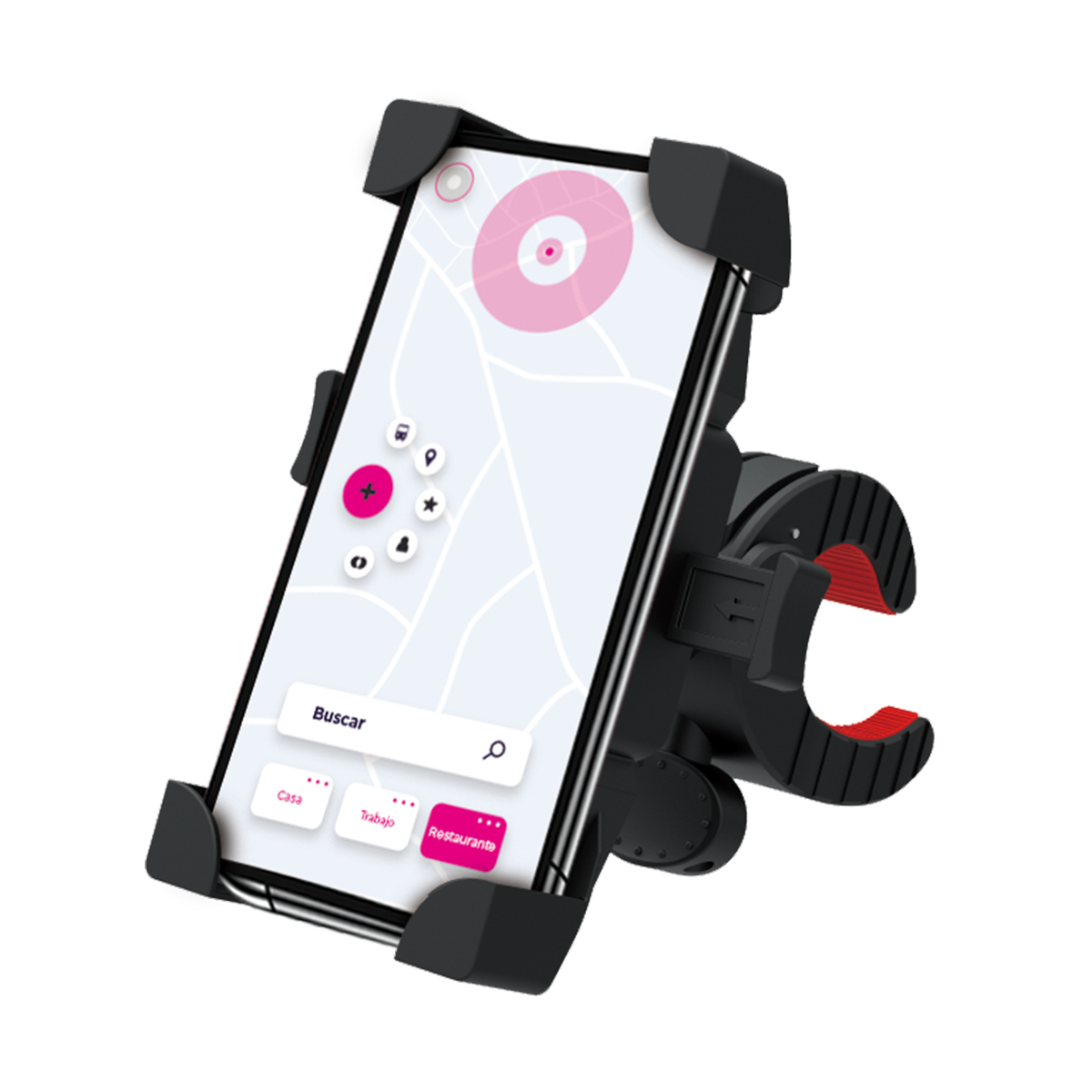 SOPORTE BICI/MOTO P/CELULARES GRIP SOP-ZB09 NEGRO - SOP-ZB09 - SOPORTE 08834