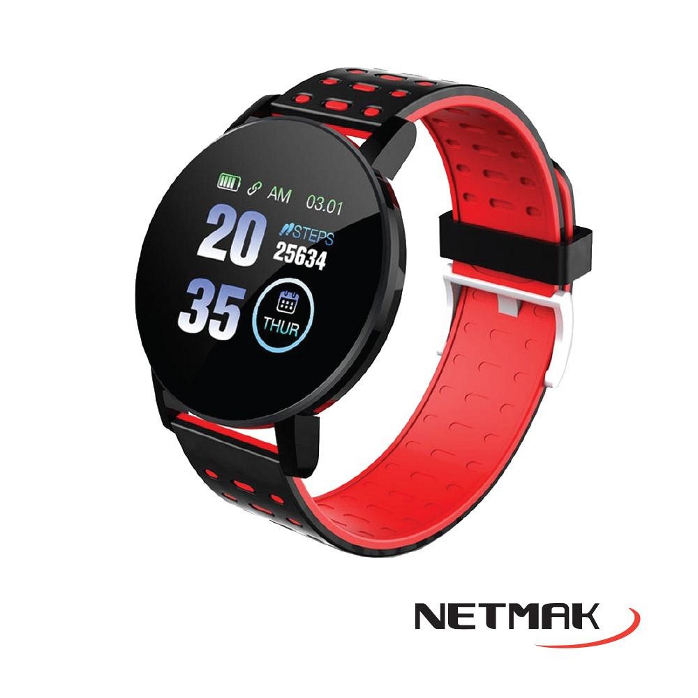 RELOJ SMART BAND BT 4.0 ROJO NM-PRO-R - RELOJ08903
