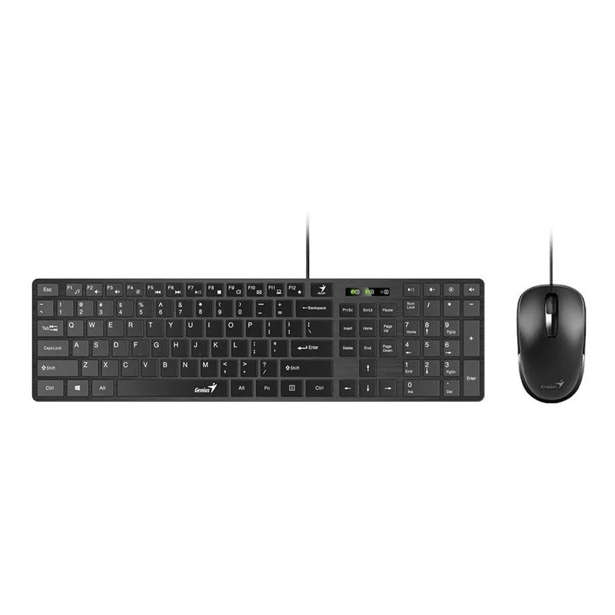 TECLADO + MOUSE USB SLIMSTAR C126 GENIUS
31330007401 - TECLADO08933