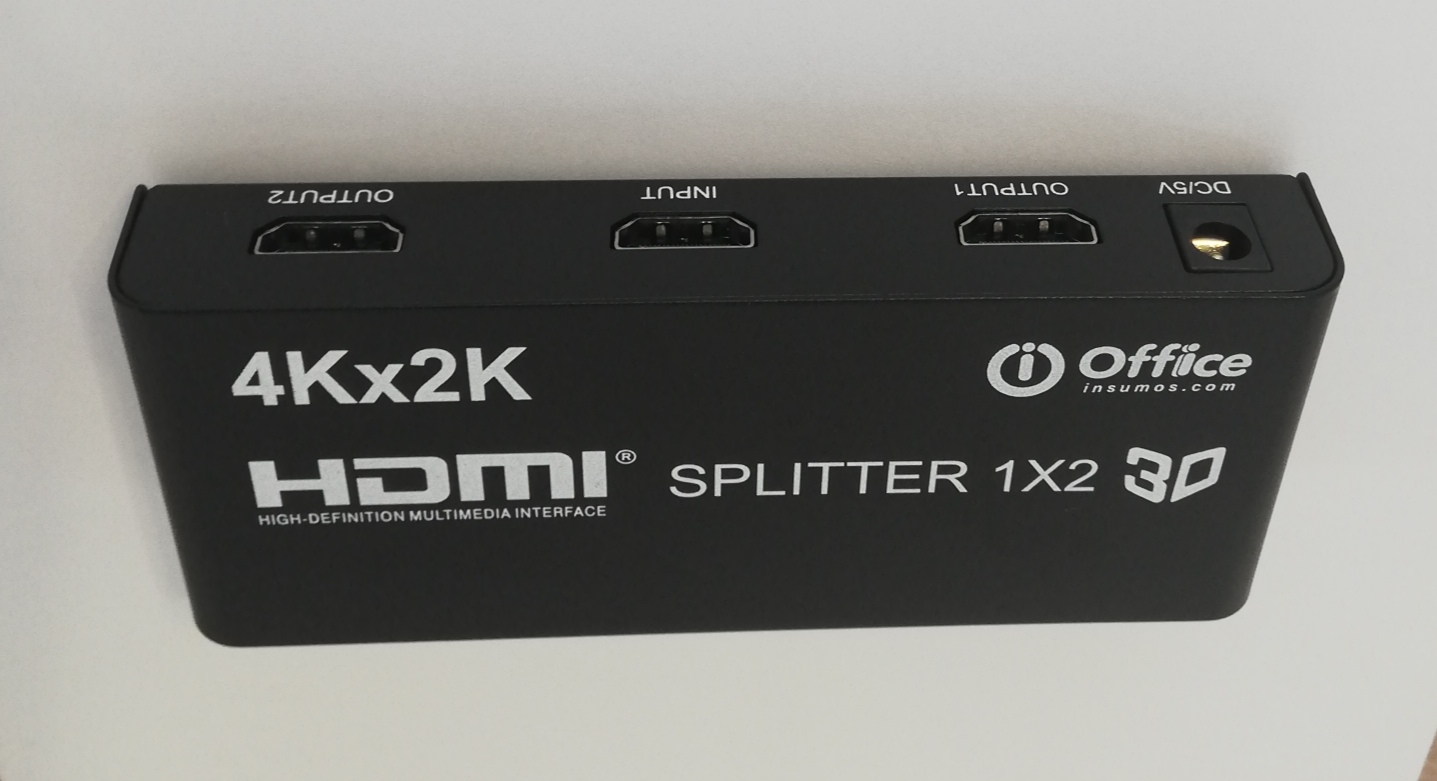 SPLITTER HDMI REPARTIDOR DE SEÑAL 1X2 OFF-ACC003 OFFICE
SOPORTA 4K @ 30HZ - SPLITER09018