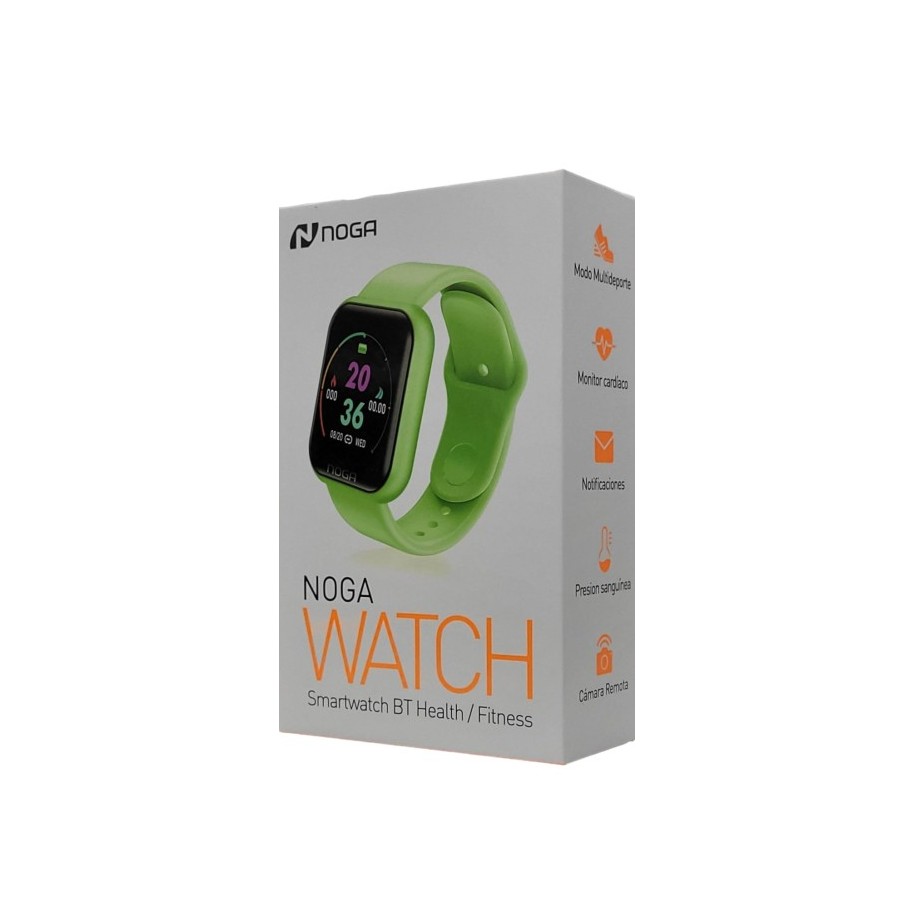 RELOJ SMART BAND BT NG-SW04 VR VERDE PULSERA FITNESS - NOGANET - RELOJ09032