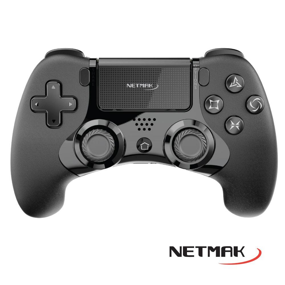 JOYSTICK GAMEPAD PS4 NM-P401 BLUETTOTH NEGRO