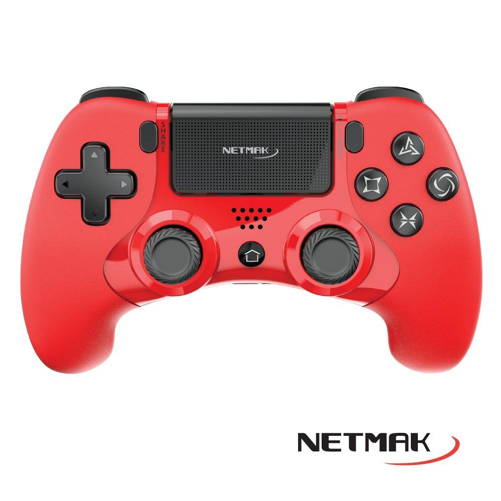 JOYSTICK GAMEPAD PS4 NM-P401R BLUETOOTH ROJO - JOYSTICK09037