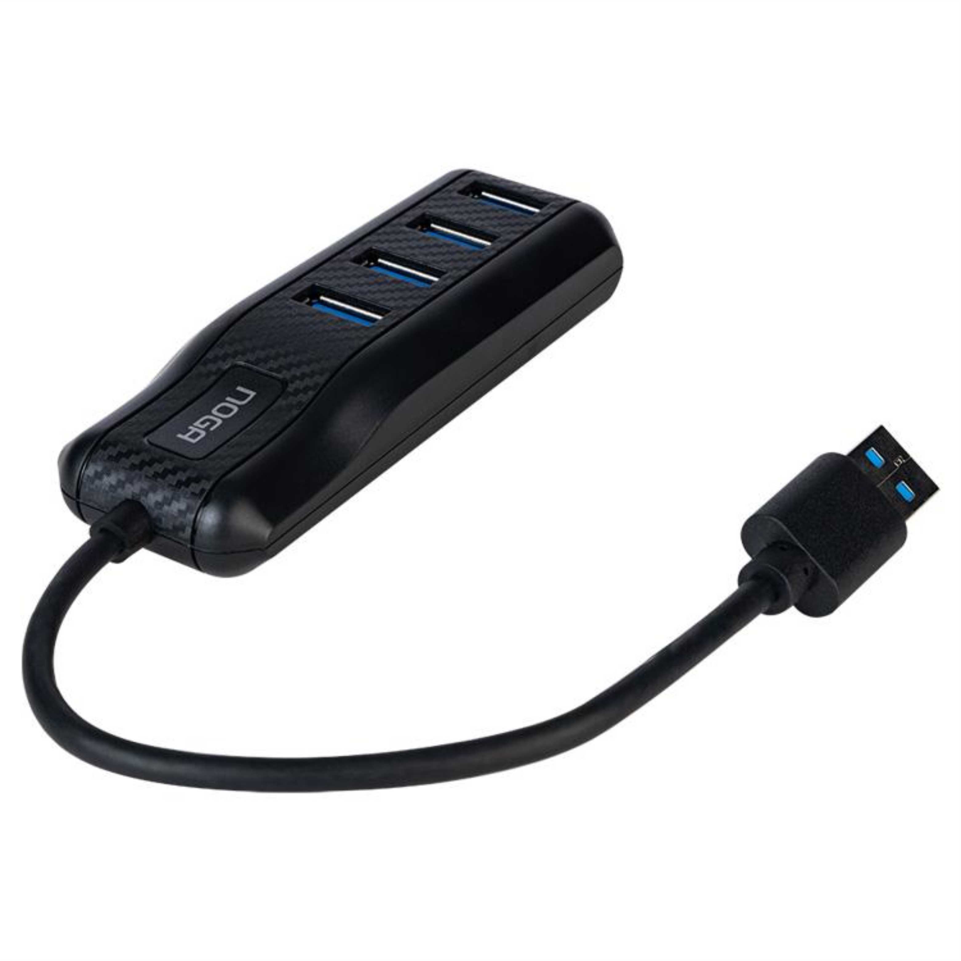 HUB ADAPTADOR USB 3.0 4 BOCAS - NGH-47  - NOGA NET