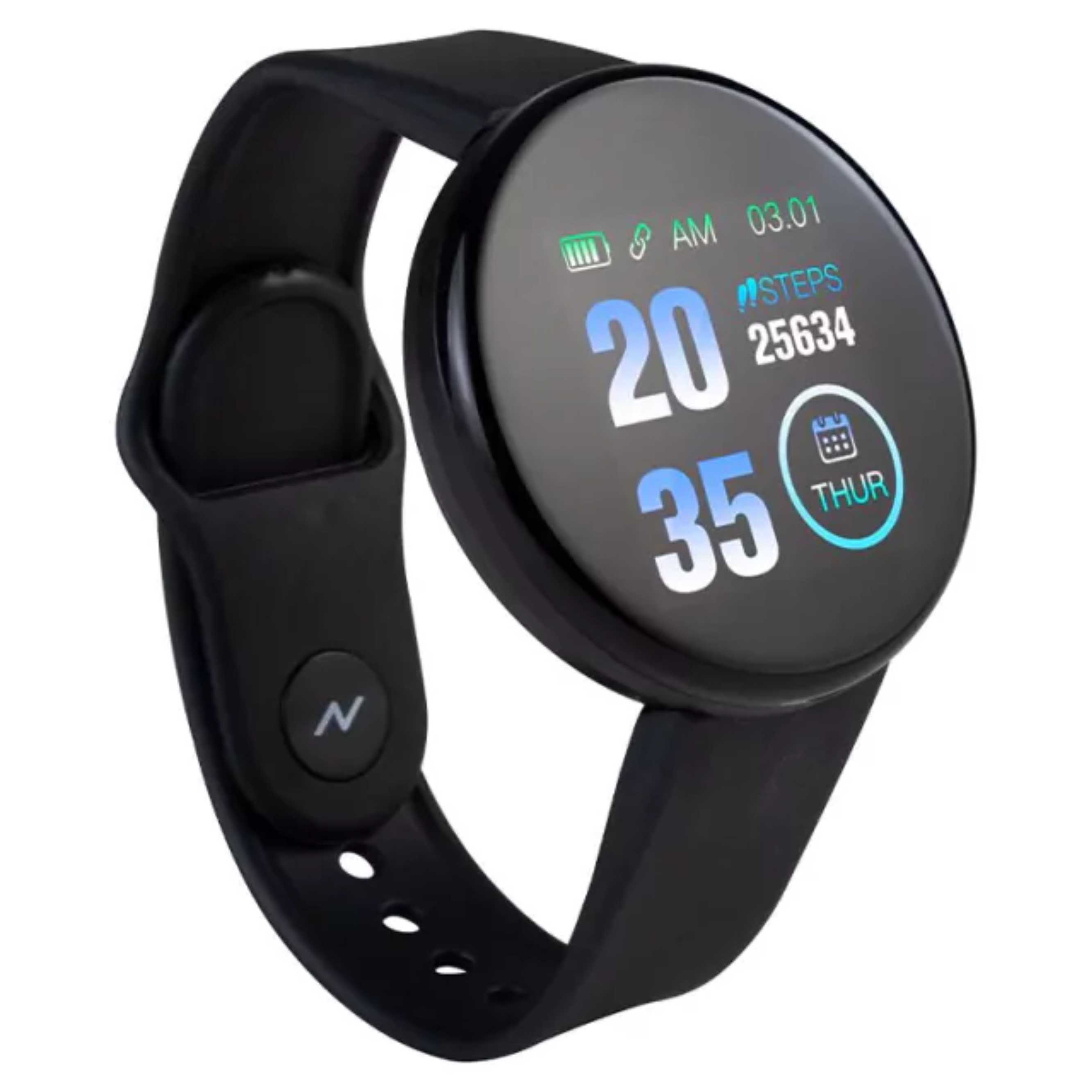 RELOJ SMART BAND BT NG-SW09 NEGRO PULSERA FITNESS - NOGANET - RELOJ09094