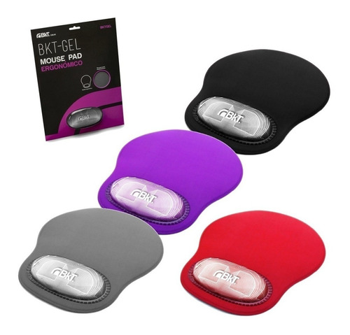 PAD MOUSE GEL VERDE BKT - PAD09118