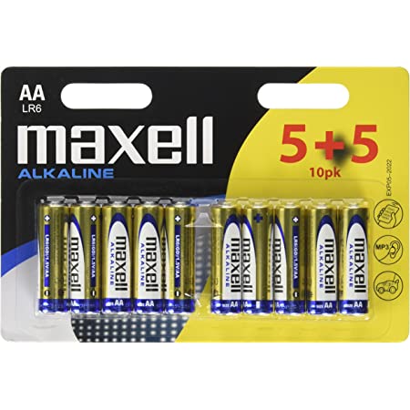 PILAS ALCALINA MAXELL AA LR06 PACK X10 - 723410 - PILA09133