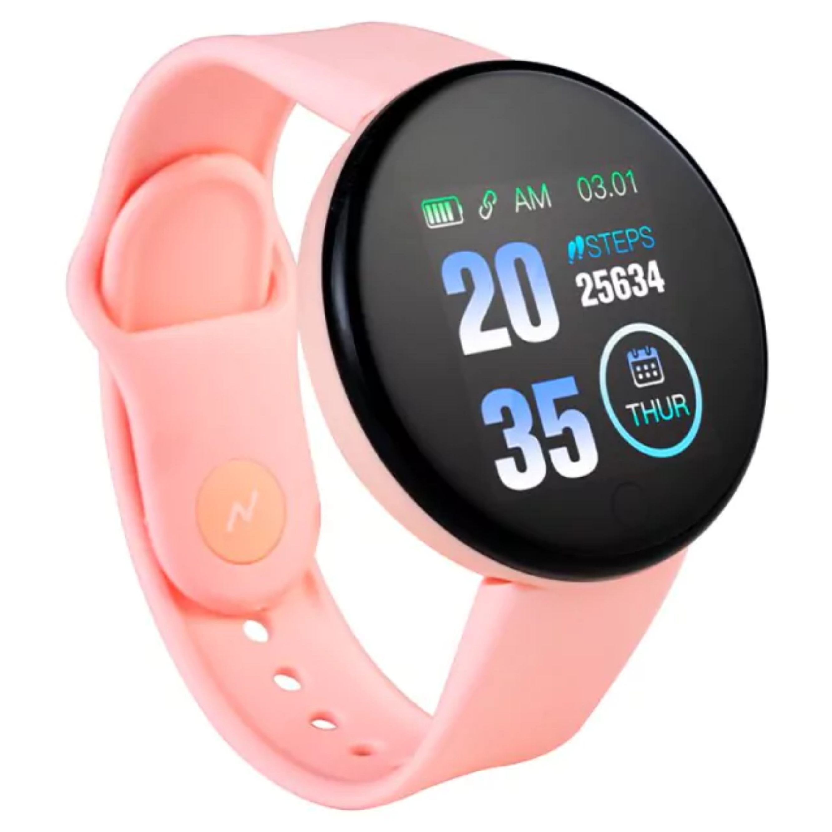 RELOJ SMART BAND BT NG-SW09 RS ROSA PULSERA FITNESS - NOGANET - RELOJ09158