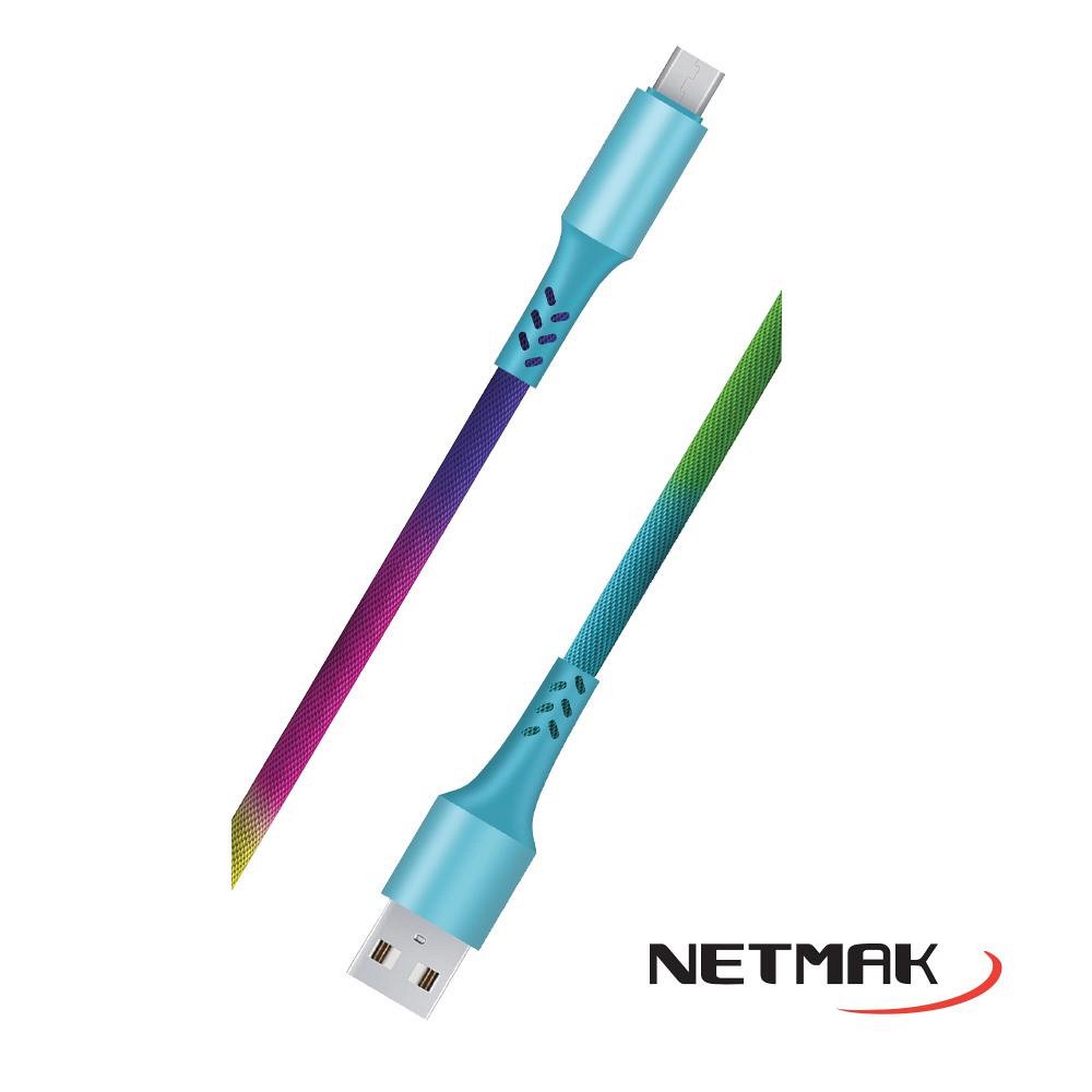 CABLE USB 2.0 A MICRO USB 1.00 MTS NM-115 MAGIC CABLE NETMAK - CABLE09194