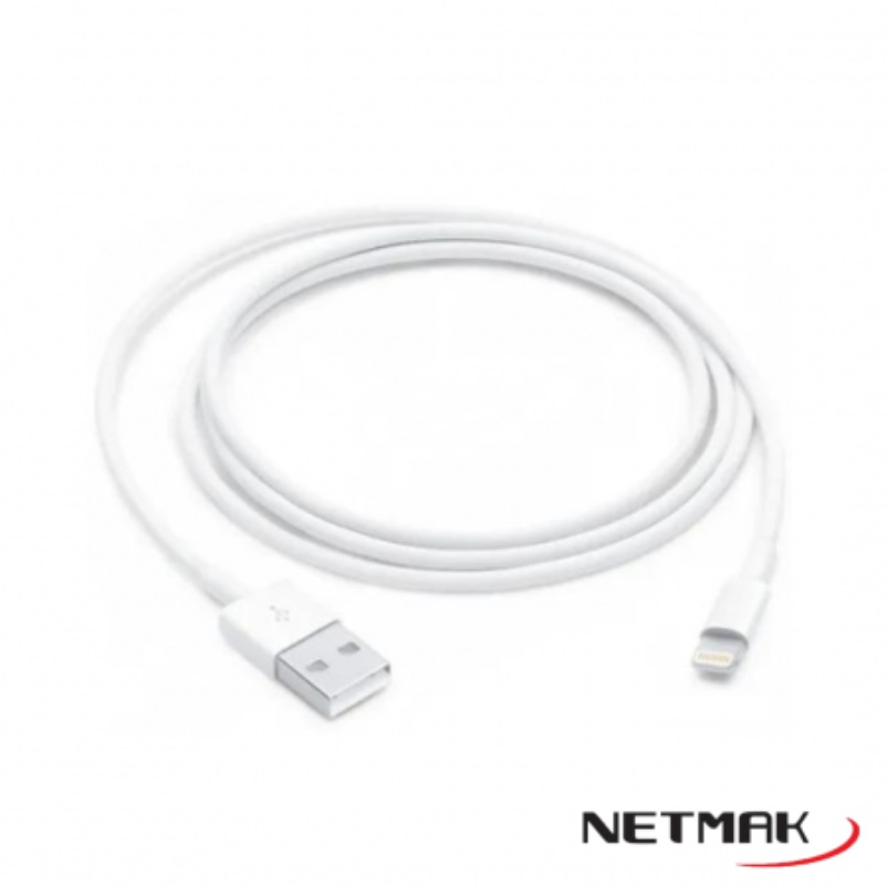 CABLE TIPO C A LIGHTING 1.00 MTS NM-C52 NETMAK