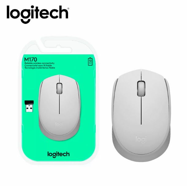 MOUSE USB WIRELESS M170 BLANCO LOGITECH -910-006864 - MOUSE09217