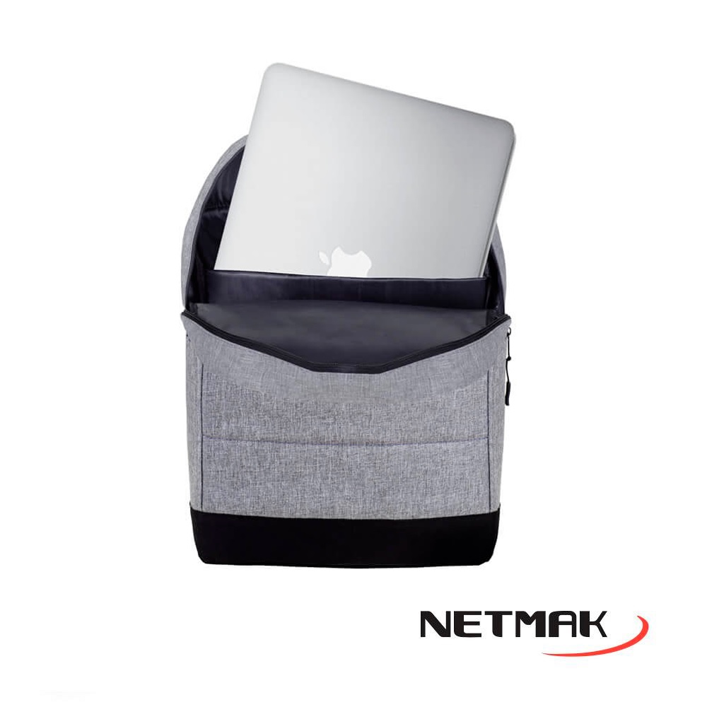 MOCHILA P/ NOTEBOOK 15.6 NM-MCH1 GRIS - MOCHILA09269