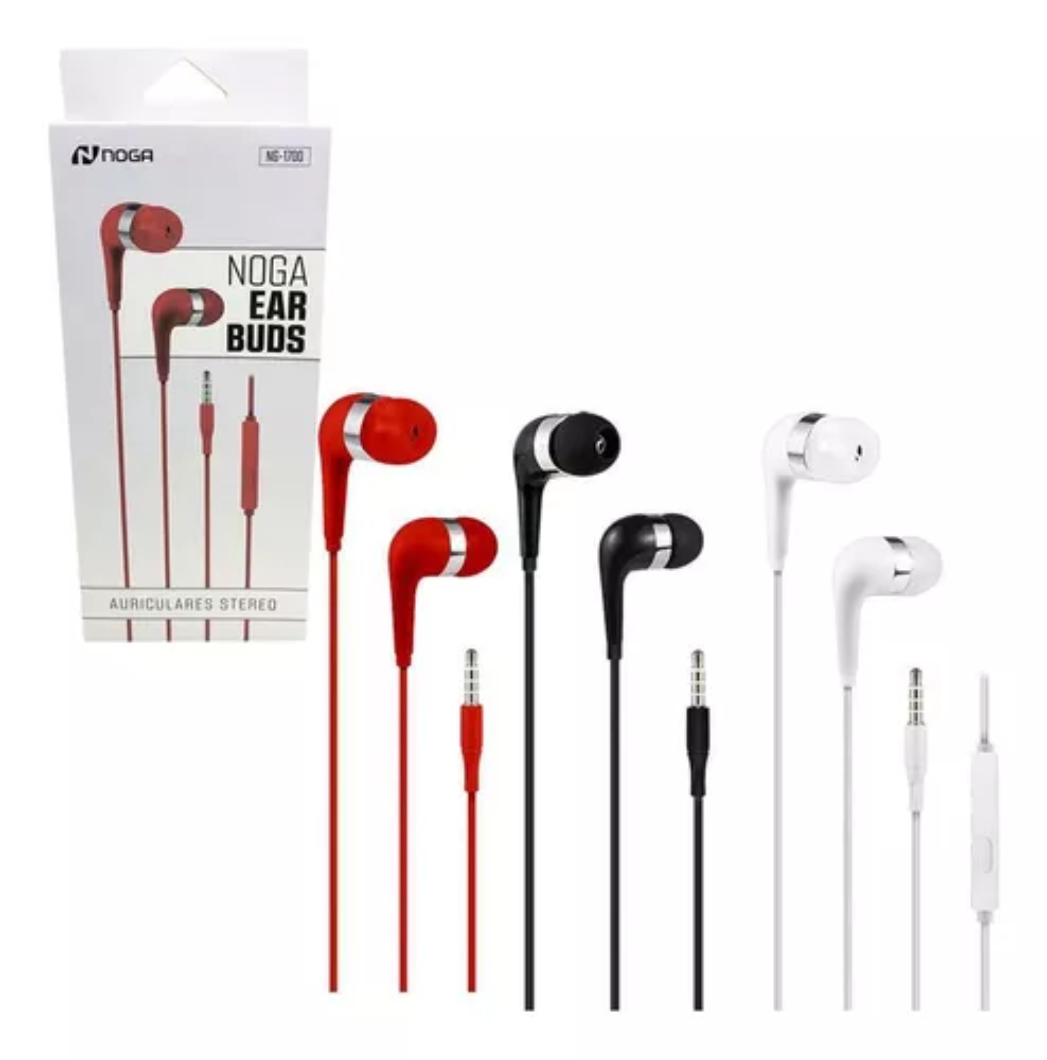AURICULAR IN EAR NOGA NET NG-1700 C/MIC BLANCO - AURICULARE09319