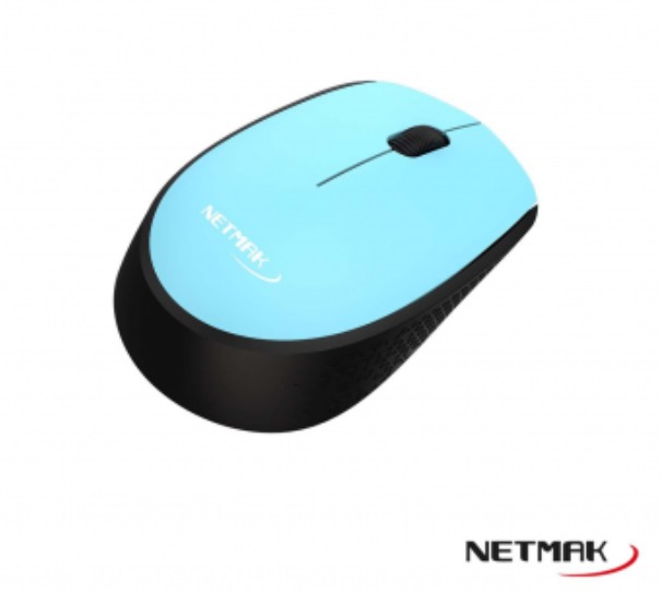 MOUSE USB WIRELES NM-M680-C CELESTE 
NETMAK