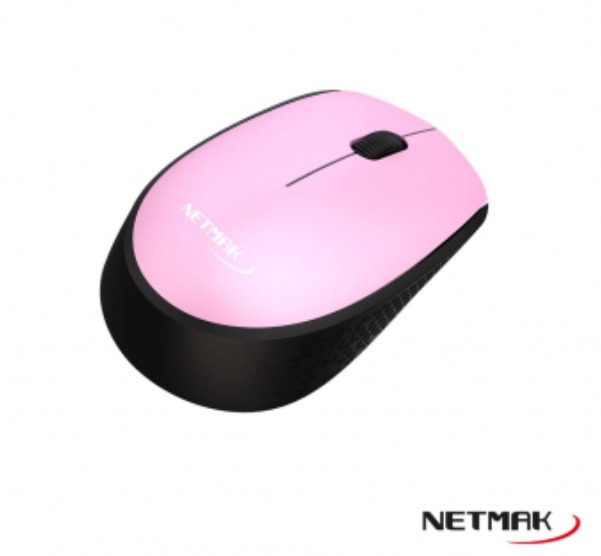 MOUSE USB WIRELES NM-M680-P ROSA 
NETMAK