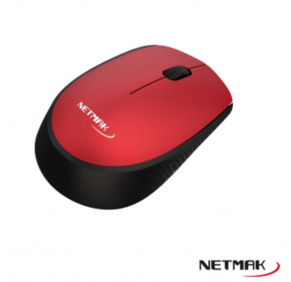 MOUSE USB WIRELES NM-M680-R ROJO 
NETMAK - MOUSE09339