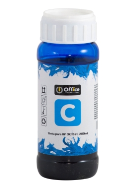 TINTA ALT P/HP 180CC B CYAN OGT52C OFF-TIN062
  OFFICEINSUMOS.COM