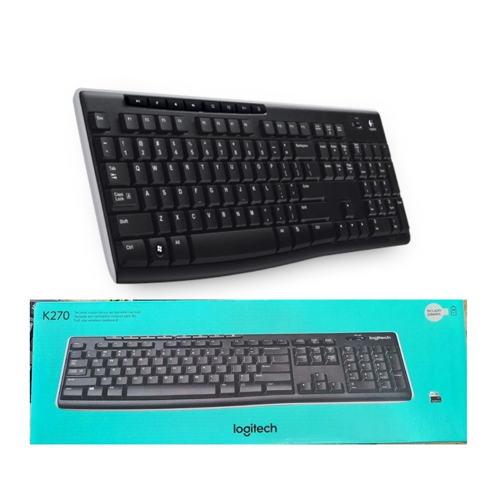 TECLADO WIRELESS MULTIMEDIA K270 LOGITECH 920-004426 - TECLADO09413