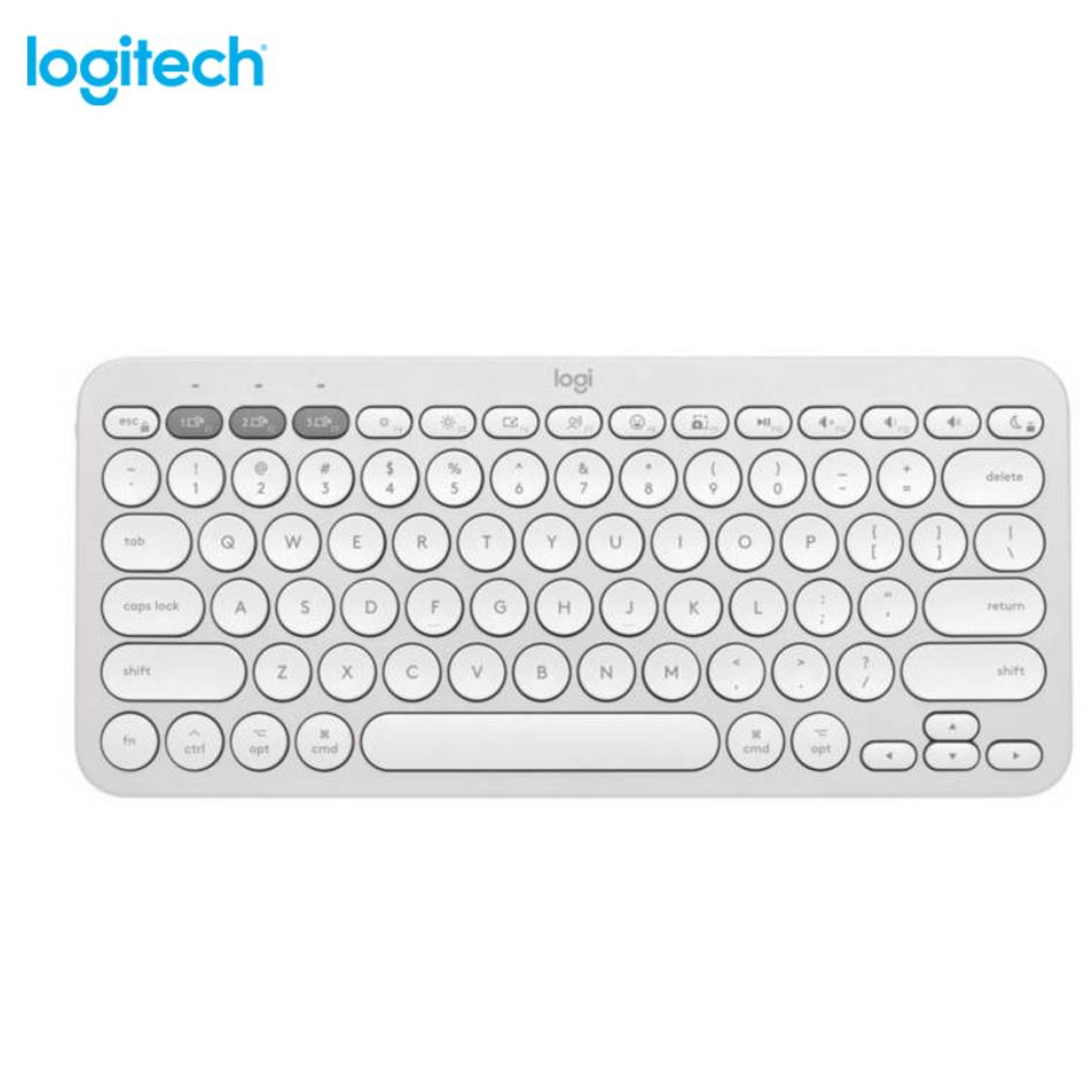 TECLADO BLUETOOTH K380S BLANCO PEBBLE BLUETOOTH/WIRELESS - 920-011784 LOGITECH - TECLADO09450