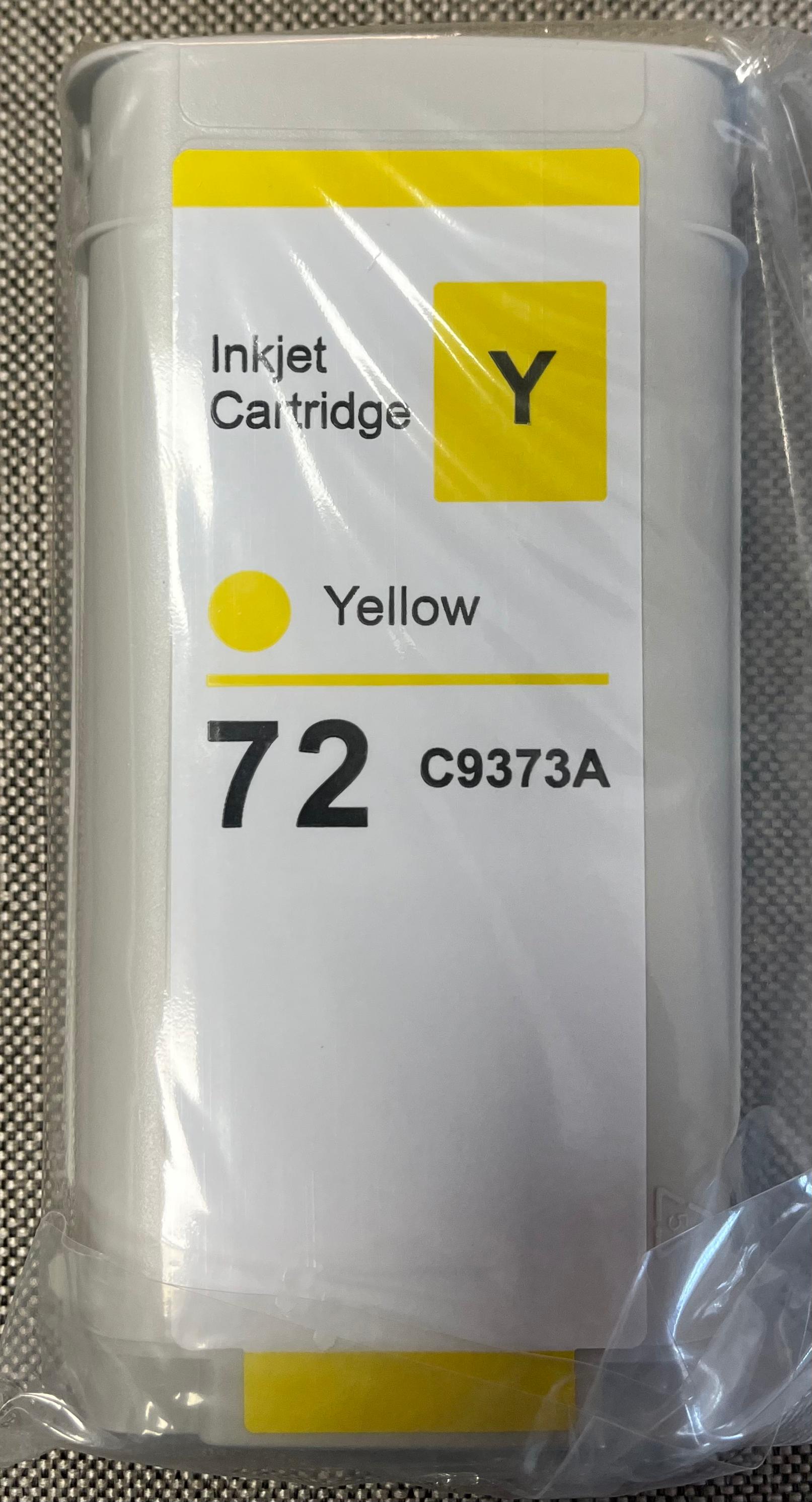 CART ALTER HP C9373A (#72XL) AMARILLO 130ML OFFICE ALTERNATIVO - PARA IMPRESORA HP DESIGNJET DE LA SERIE T610, T620, T770, T1100, T1200, T2300 EMFP, HP T790, T1300 - 72Y-A