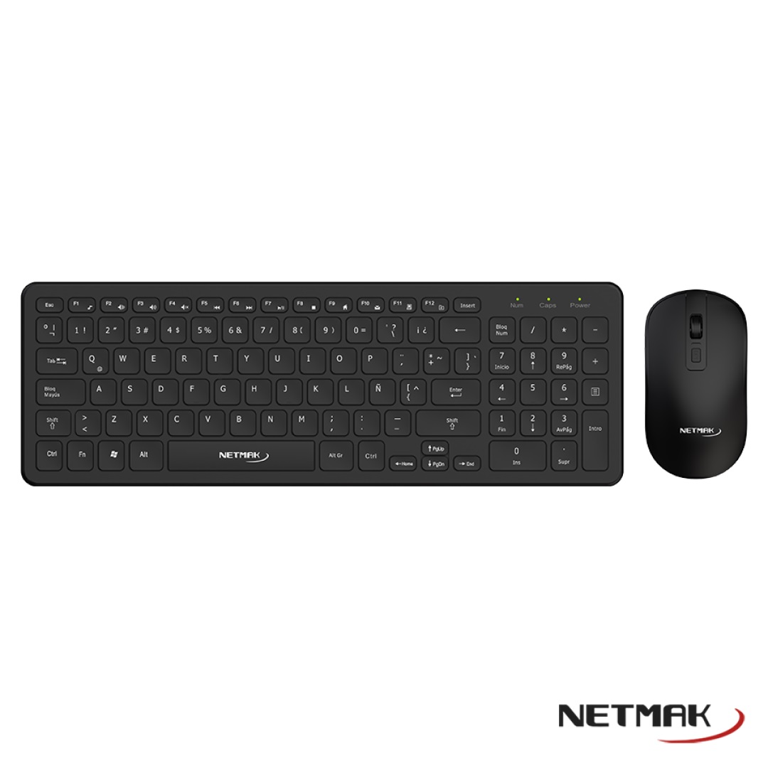 TECLADO + MOUSE WIRELESS  NM-KB620 
NETMAK