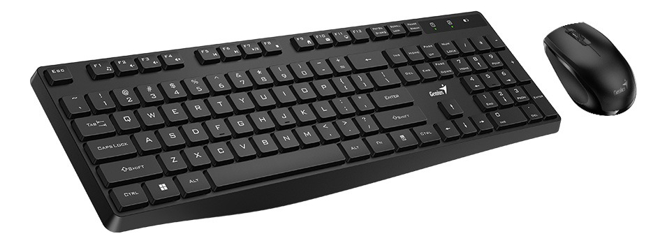 TECLADO + MOUSE WIRELESS SILENT KM-8206S 2.4GHZ - GENIUS 31340017401 GENIUS - TECLADO09515