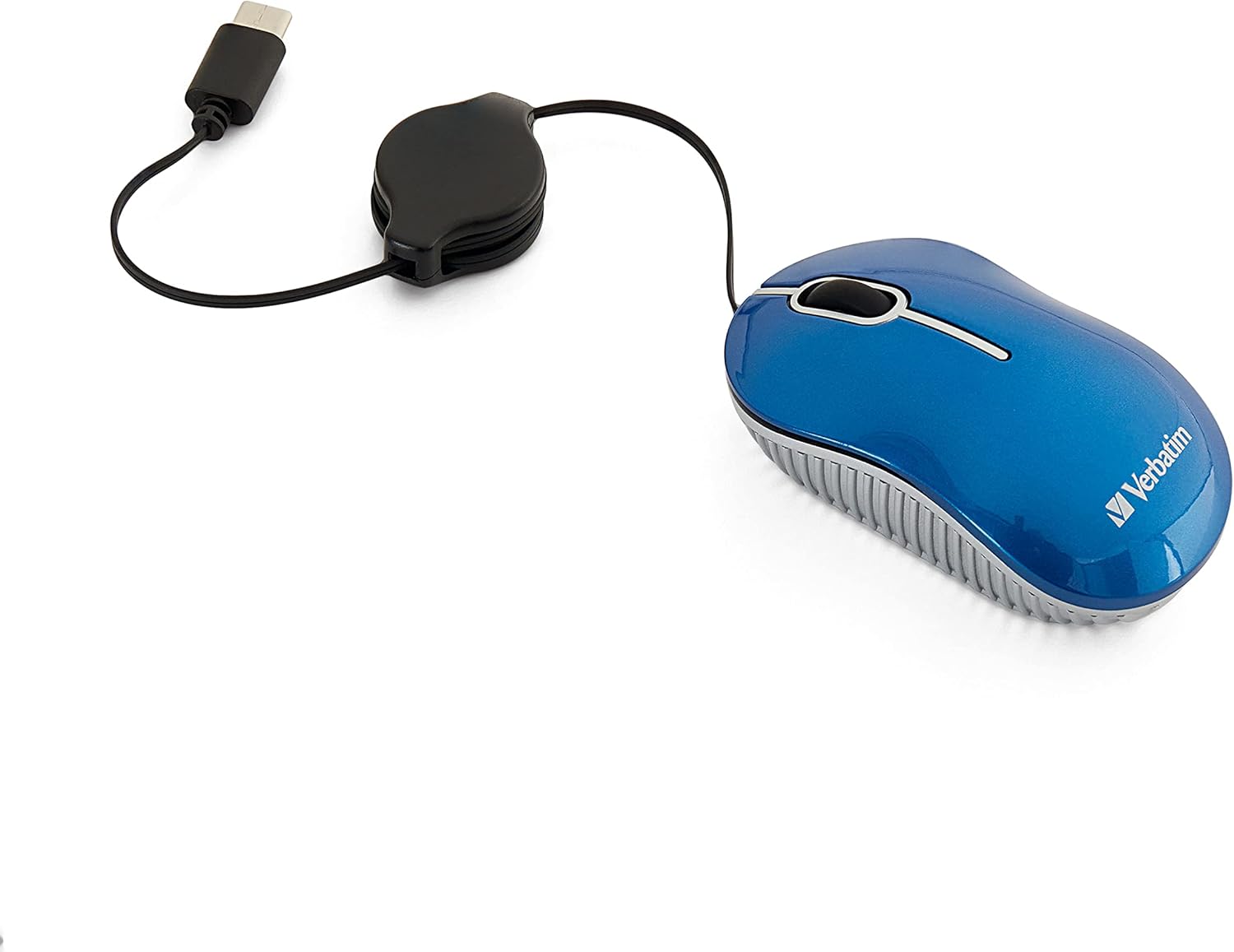 MOUSE TIPO C #70746 RETRACTIL 90CM BLUE VERBATIM - MOUSE09548