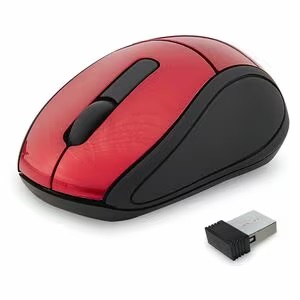 MOUSE USB WIRELESS ROJO VERBATIM 99761