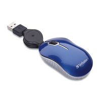 MOUSE USB RETRACTIL AZUL 98616 VERBATIM 99783 - MOUSE09570