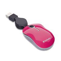 MOUSE USB RETRACTIL ROSA 98618 VERBATIM 99785 - MOUSE09571