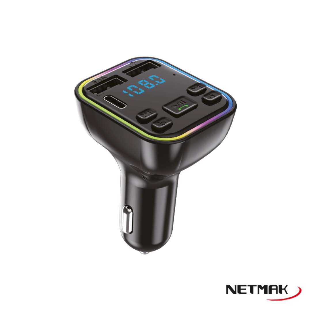 CARGADOR 12V + SINTONIZADOR AUTO NM-CAR38 - CARGADOR09589