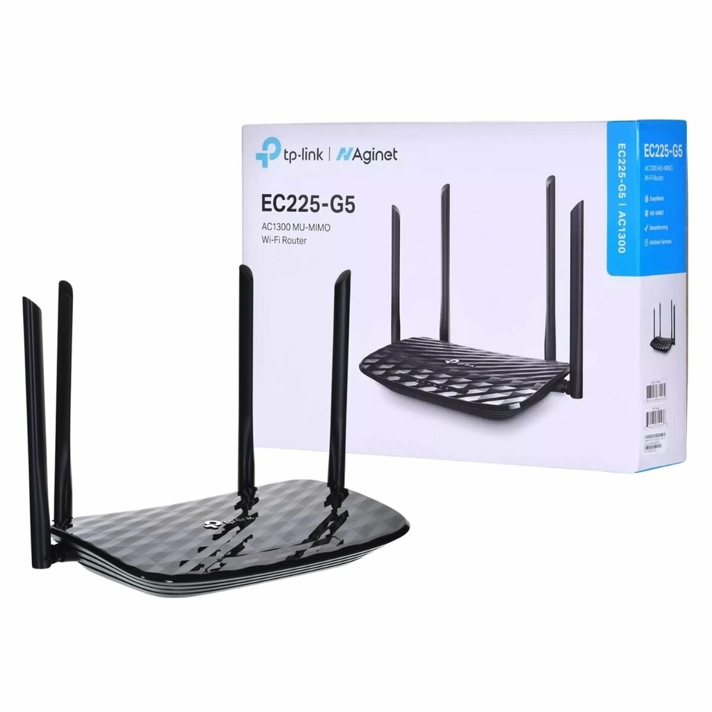 ROUTER WI-FI EC225-G5 AC1300 WISP AGILE CFG GIGABIT MUMIMO D.BAND TP-LINK

 (4535)