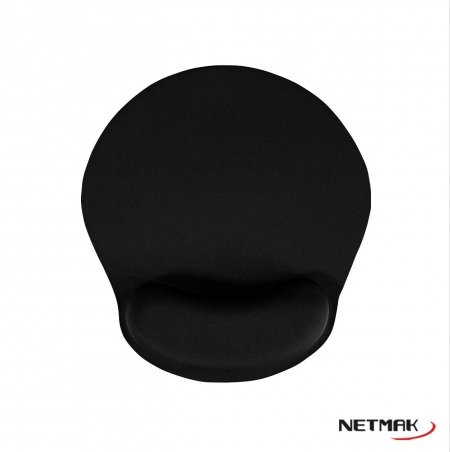 PAD MOUSE CON ESPUMA NEGRO NM-FOAM NETMAK