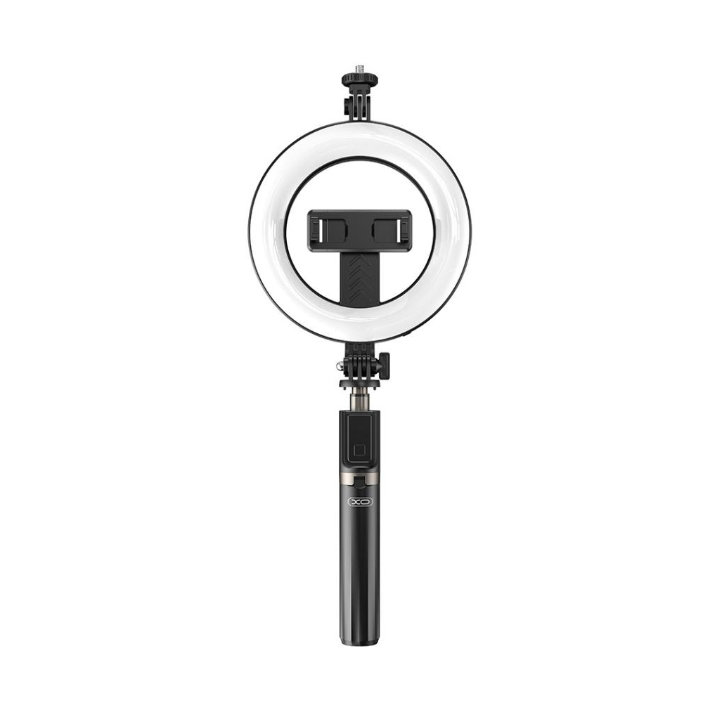 BASTON SELFIE Y TRIPODE CON ARO DE LUZ DE TRANSMISION DIRECTA 95CM SS12 XO - 09721