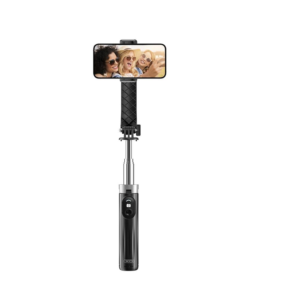 BASTON SELFIE REFORZADO CON CUATRO PATAS BLUETOOTH 100CM SS11 XO - 09722
