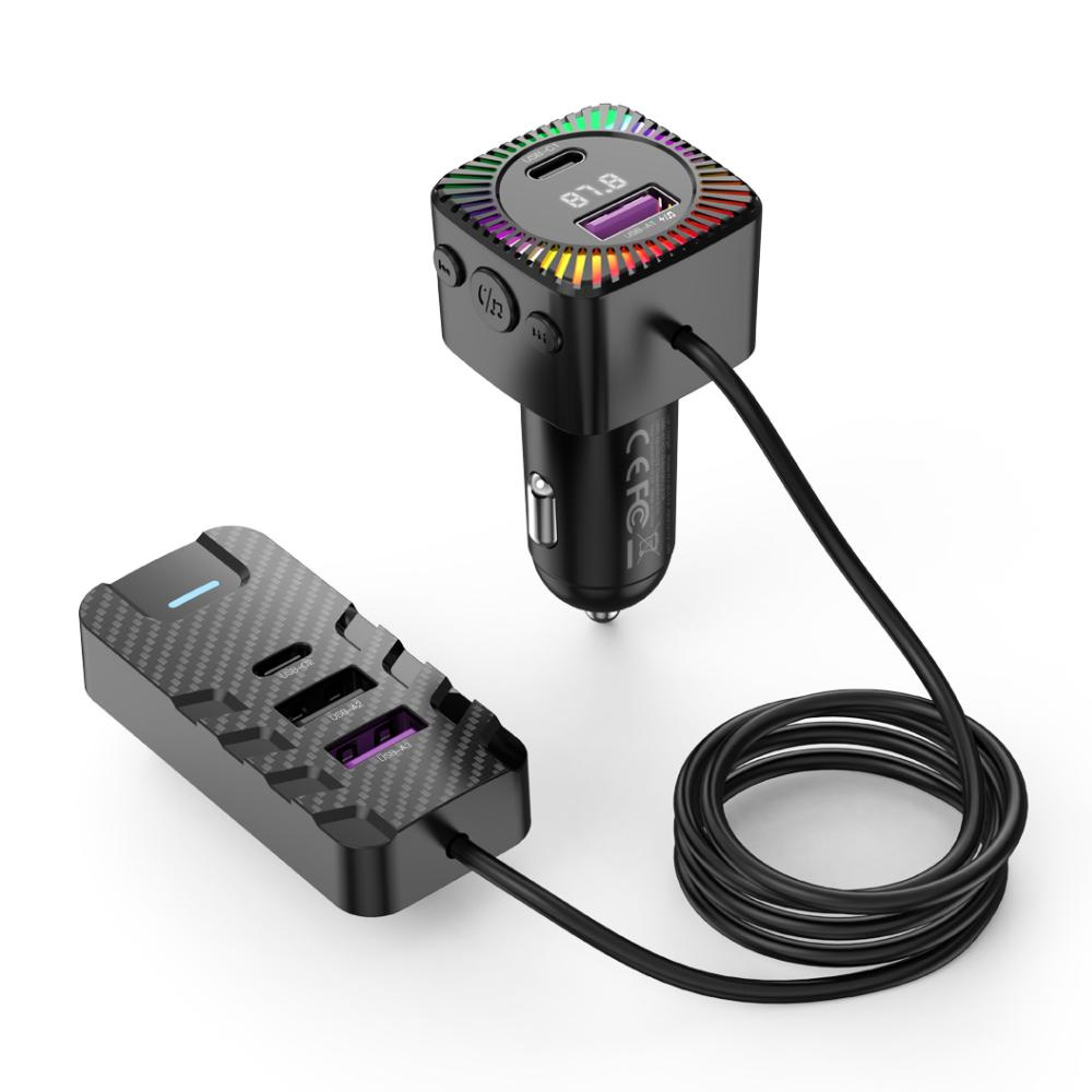 CARGADOR PARA AUTO MULTIFUNCION BLUETOOTH MP3 5V3.1V BCC13 XO - 09763