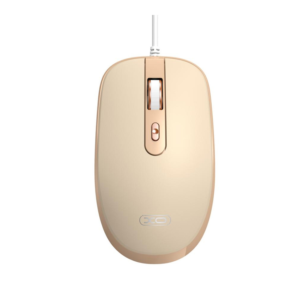 MOUSE CON CABLE USB M9 ROSA XO - 09786