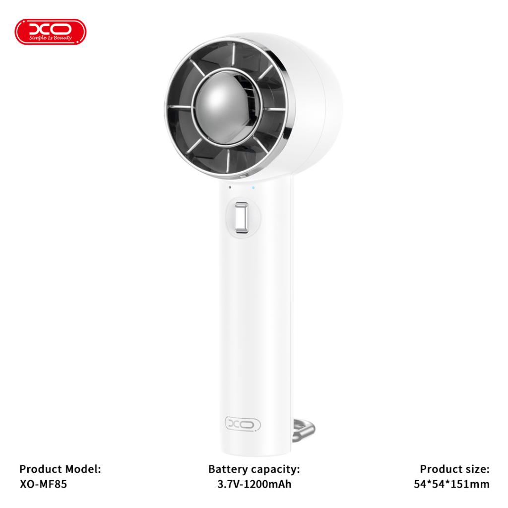 VENTILADOR PORTATIL DE MANO XO - MF85 CON BATERÍA RECARGABLE 1200MAH