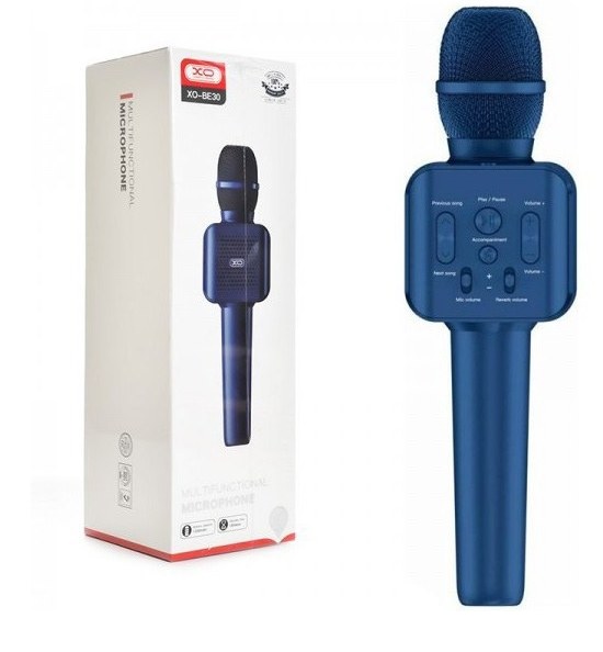 MICROFONO BLUETOOTH KARAOKE BE30 XO AZUL