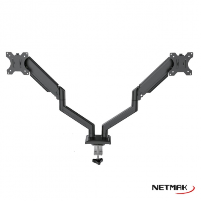 SOPORTE MONITOR/TV NM-ST33 DOBLE 10 A 30 HIDRAULICO NETMAK - SOPORTE09949