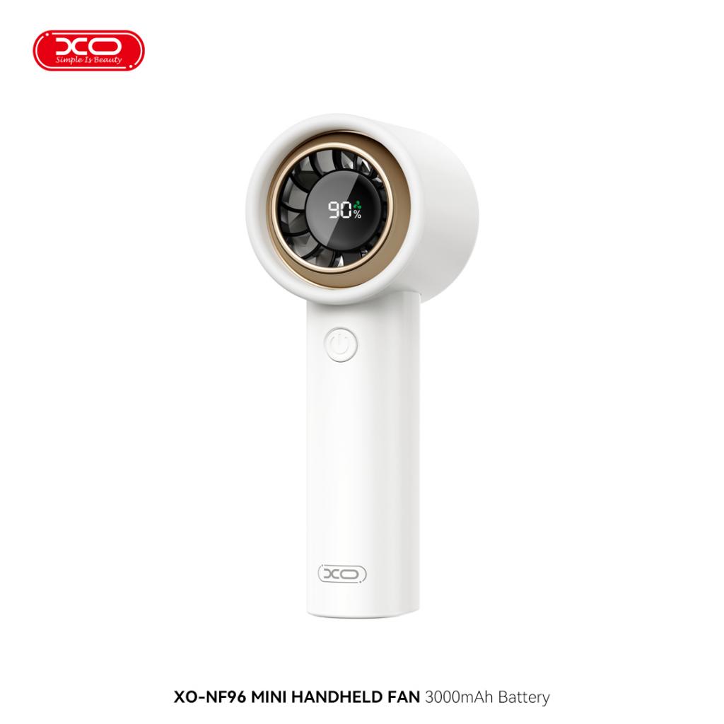 VENTILADOR PORTATIL DE MANO  XO-MF96 BLANCO DISPLAY