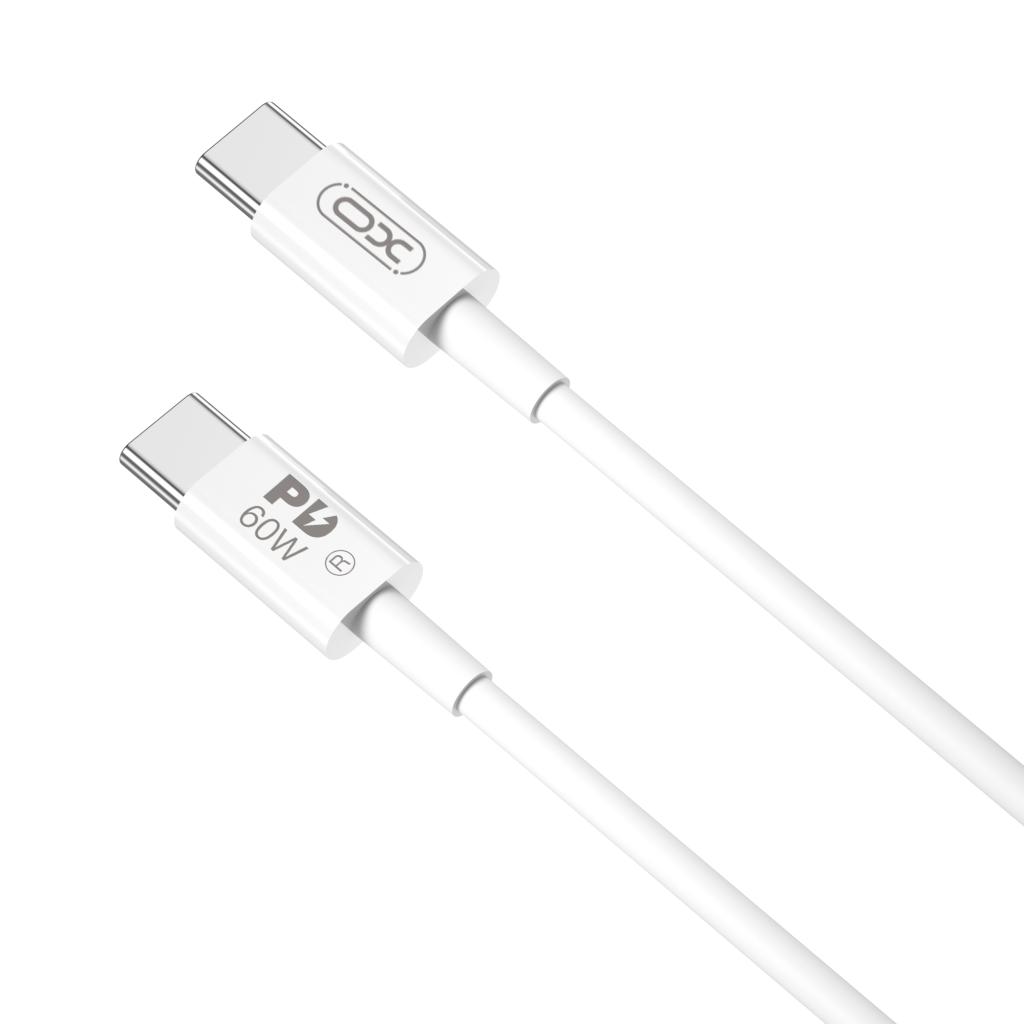 CABLE TIPO C A TIPO C  1.0 MTS XO-NB-Q190A 60W BLANCO