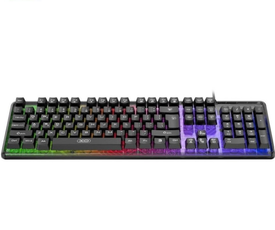 TECLADO USB GAMER RGB NEGRO XO-KB-04 - 10221