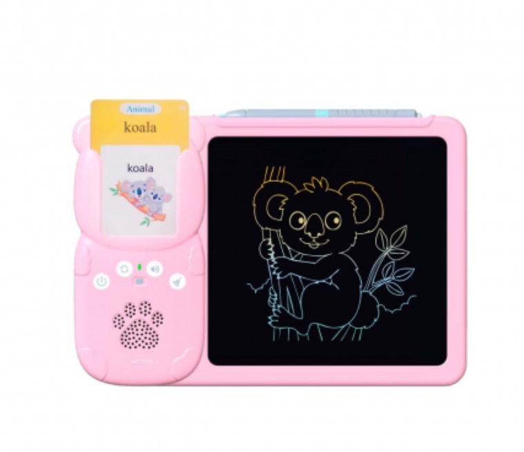 PIZARRON MAGICO CON TARJETAS DIDACTICASNM-PM102-P ROSA - 10256