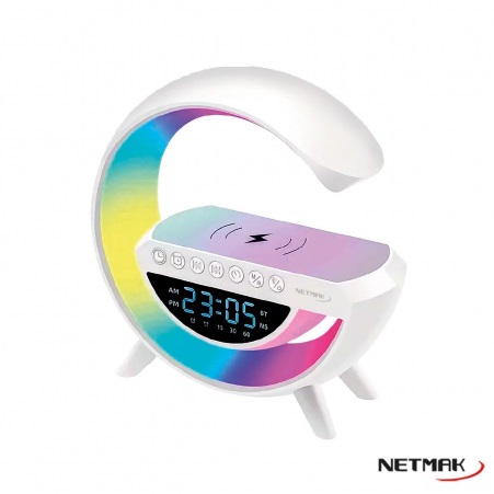 CARGADOR INALAMBRICO RADIO FM VELADOR NM-DREAM RELOJ DESPERTADOR