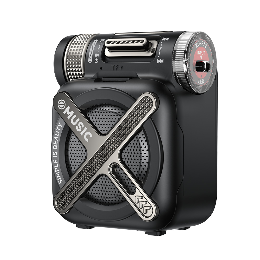 PARLANTE BLUETOOTH  XO-F72 NEGRO MECHA PORTABLE WIRELESS SPEAKER